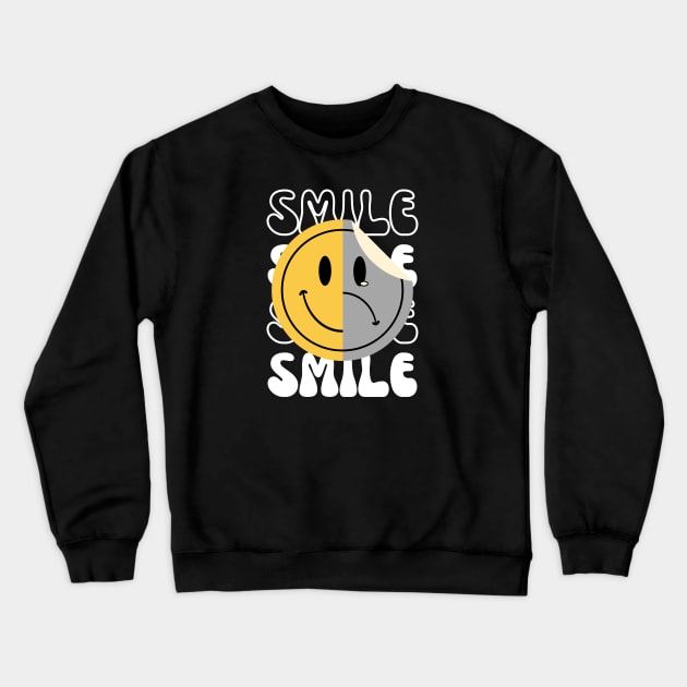 Smile Sparkle shine Crewneck Sweatshirt by baha2010